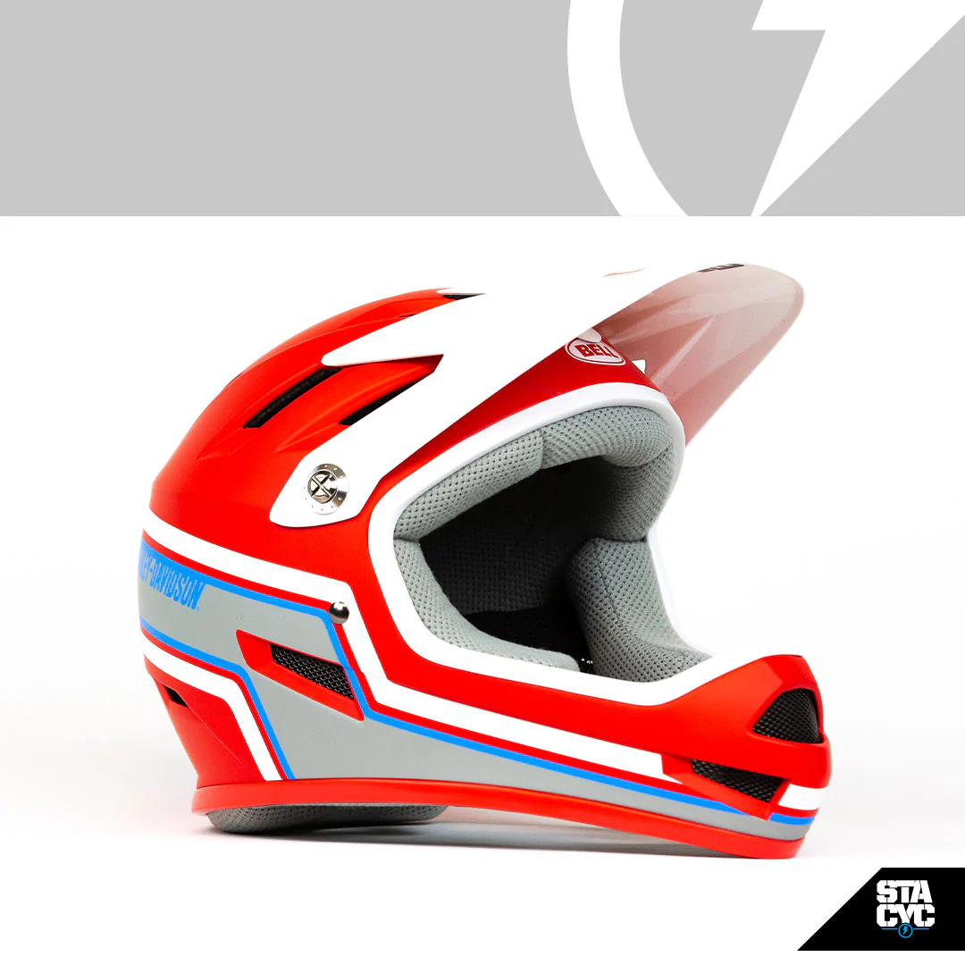 H-D SANCTION HELMET RED XS